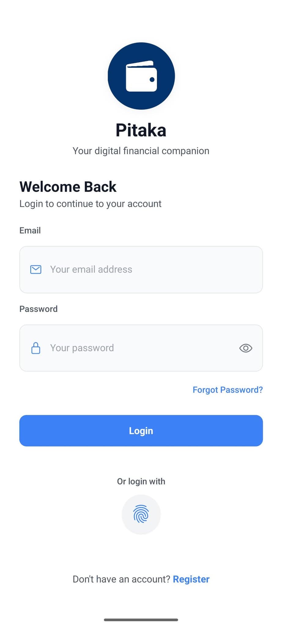Pitaka - Mobile Banking App